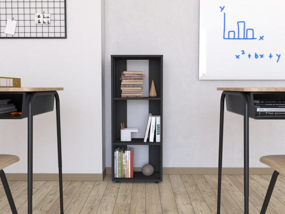 Mueble Multiusos Taira, Wengue con Tres Entrepaños COP - VIRTUAL MUEBLES