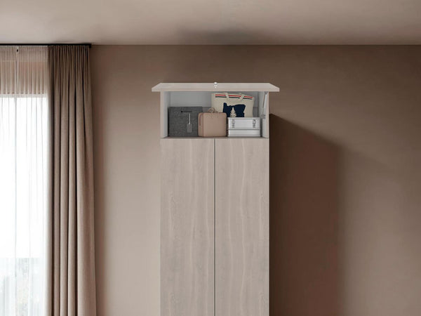 Complemento para Closet Beico, Bardolino y Blanco Duqueza, para Adicionar altura y compartimiento a tu closet