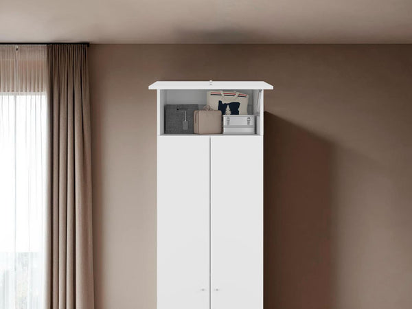 Complemento para Closet Beico, Blanco Duqueza, para Adicionar altura y compartimiento a tu closet