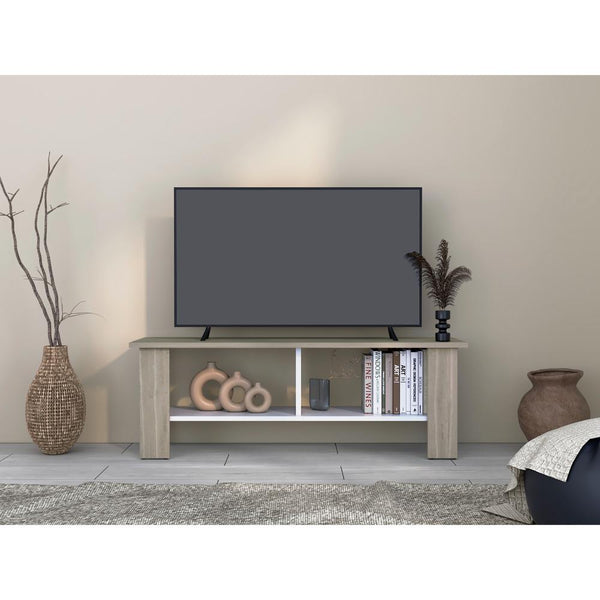 SIN INV Mesa Para Tv Navi, Bardolino y Blanco Duqueza, Para Televisor Hasta 65 Pulgadas