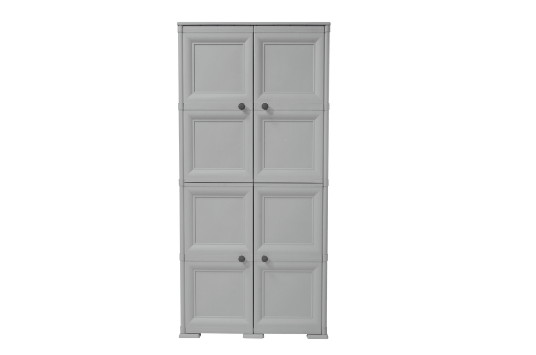 Mueble Organizador Elegance Liso Da Vinci color Gris para Habitación.